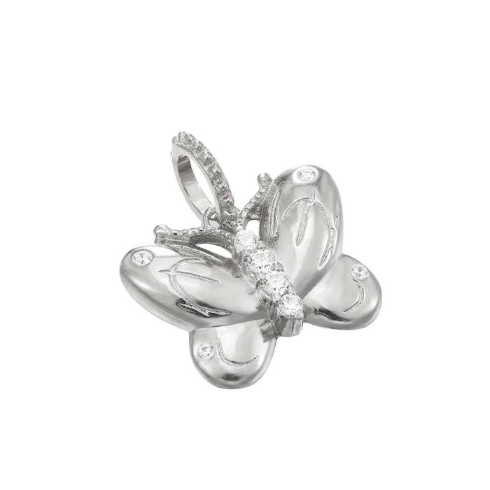 silver butterfly pendant -seol gold