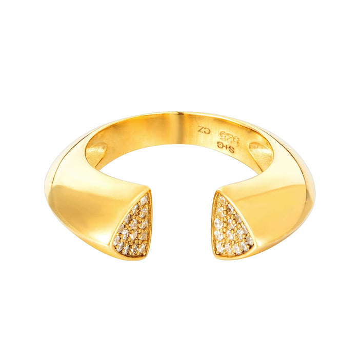 pave ring - seol gold