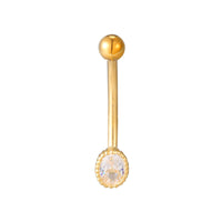9ct belly bar - seol gold