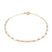 Seol Gold - Solid Gold Baguette Bracelet