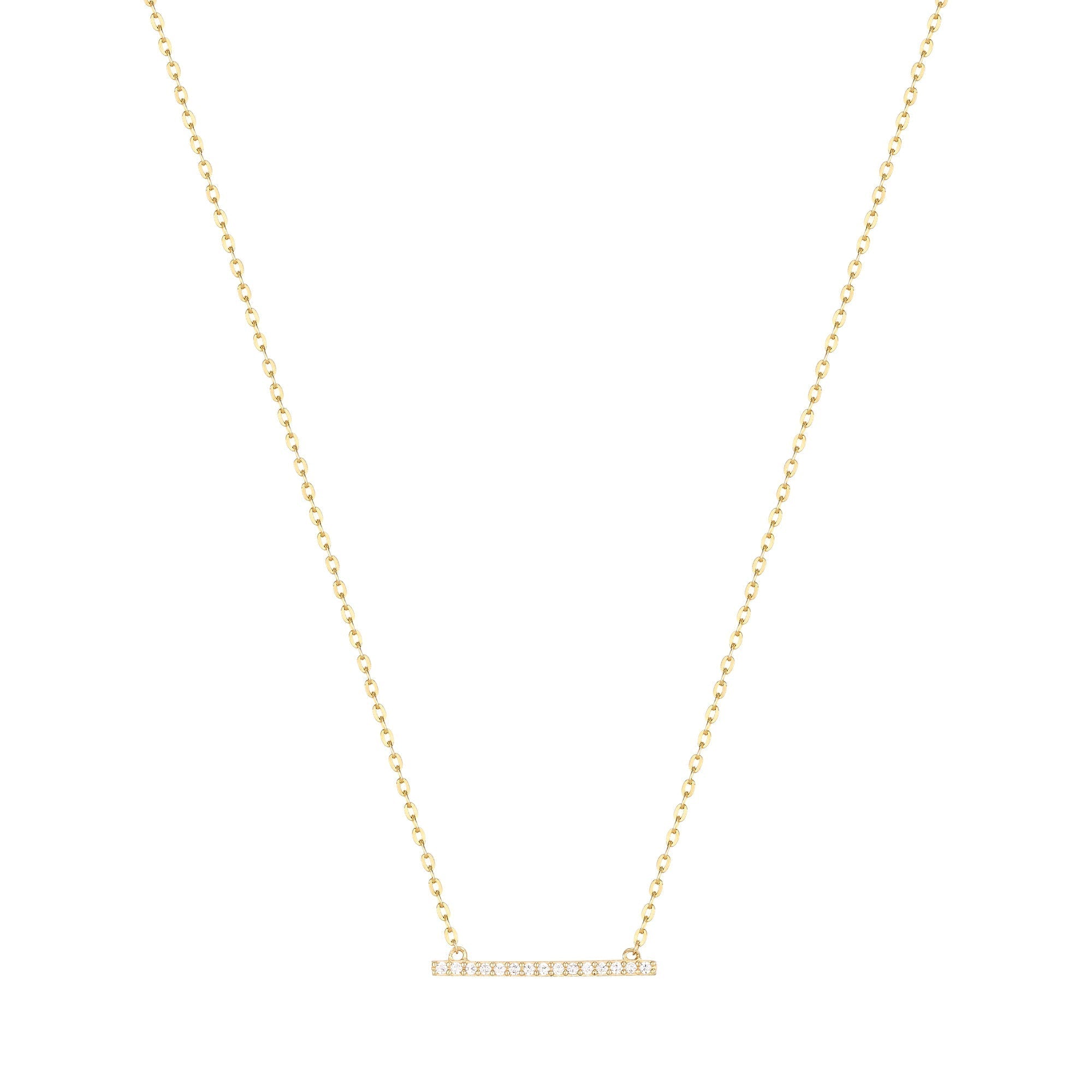 Parallel Bar Necklace - seol-gold