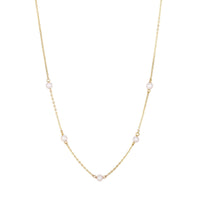 9ct gold pearl necklace - seolgold
