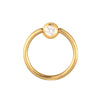 gold cartilage earring - seol-gold