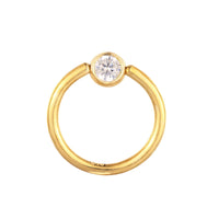 9ct gold hoop - seol-gold