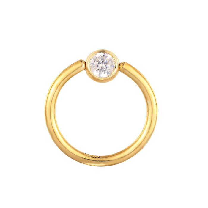 9ct gold hoop - seol-gold