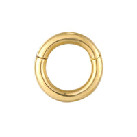 9k gold helix hoop - seolgold