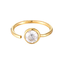 9ct gold cartilage hoop - seolgold