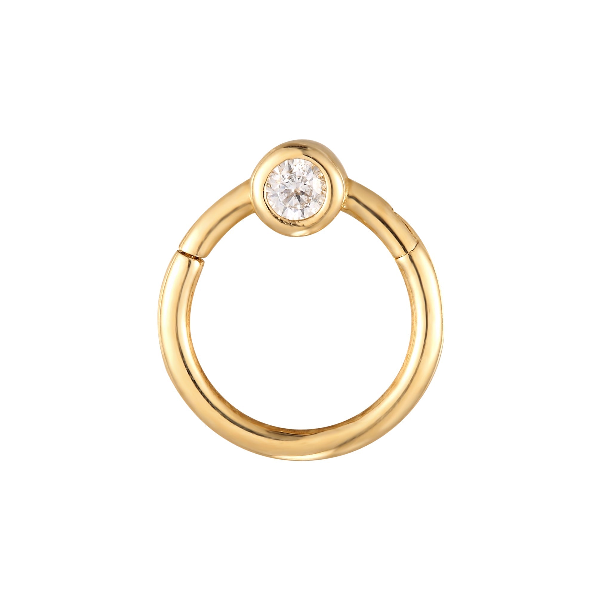 9ct gold - cartilage earring - seolgold