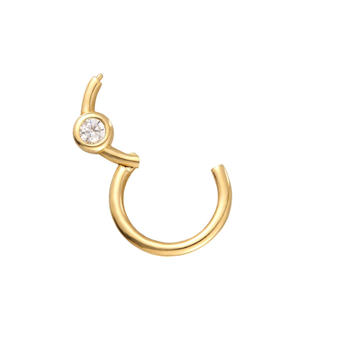 9ct gold - cartilage hoop - seolgold