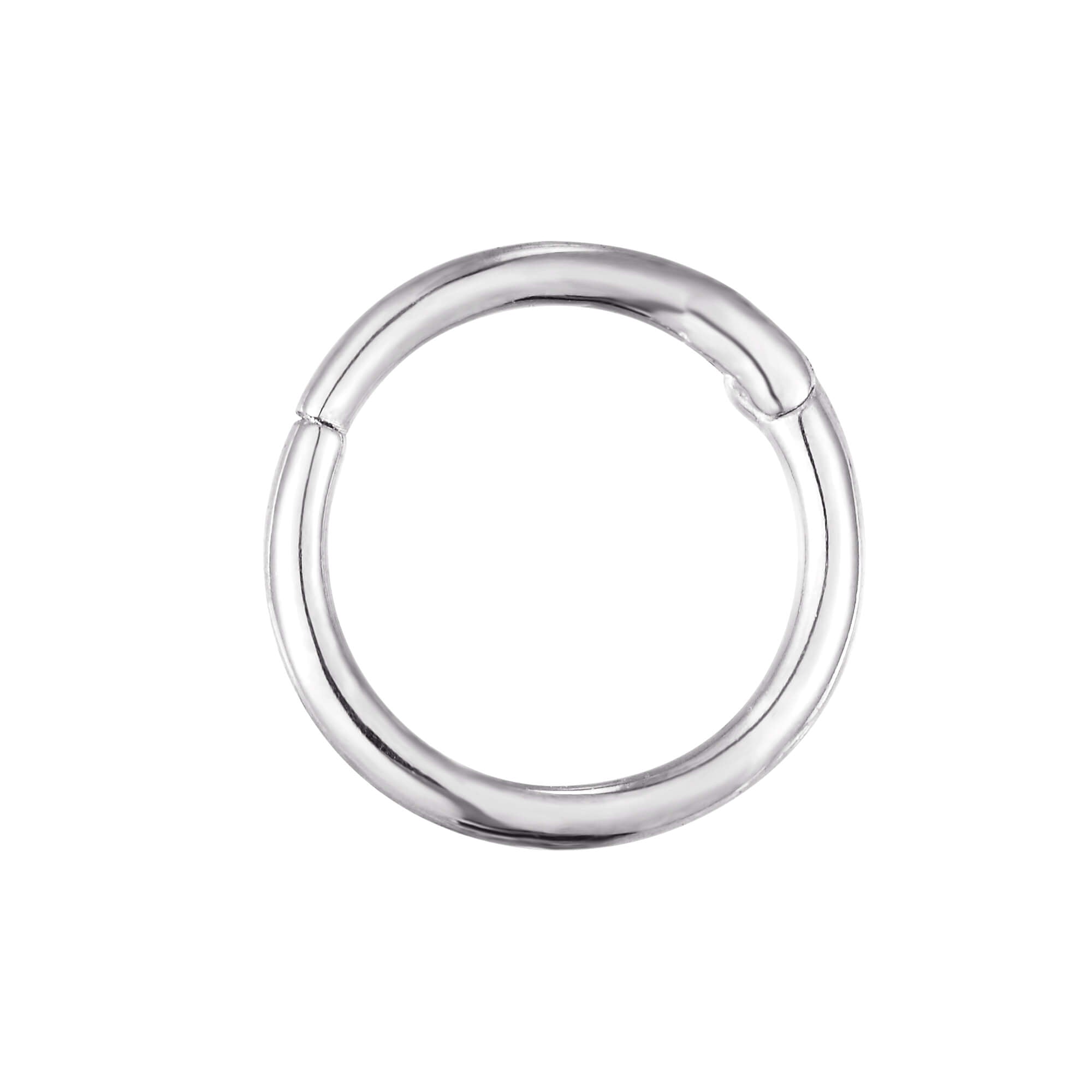 9ct white gold - cartilage earring- seolgold