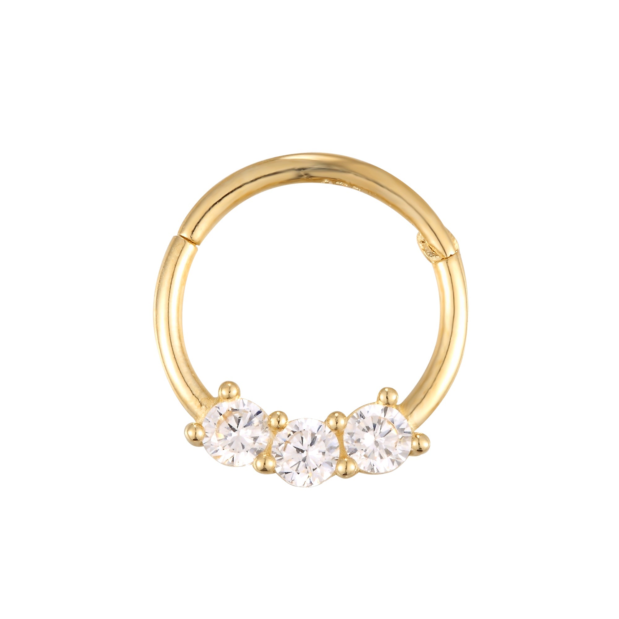 gold cartilage earring - seol-gold