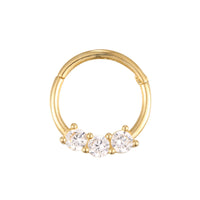 gold cartilage earring - seol-gold