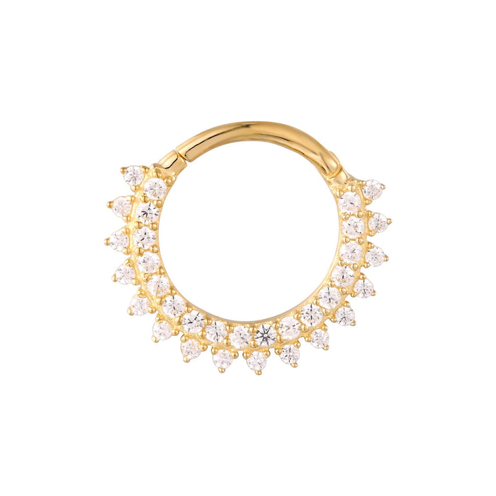 9ct Solid Gold Daith Hoop - seol gold