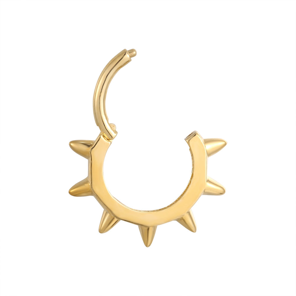 9ct Solid Gold Spike Earring - seol gold