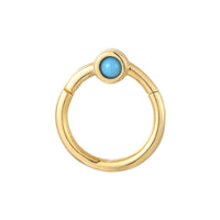 9ct clicker hoop - seol gold