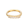 9ct Solid Gold clicker hoop - seolgold