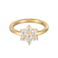 9ct Solid Gold Clicker Hoop - seol gold