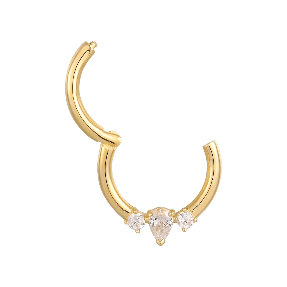 9ct Solid Gold hoop - seol gold