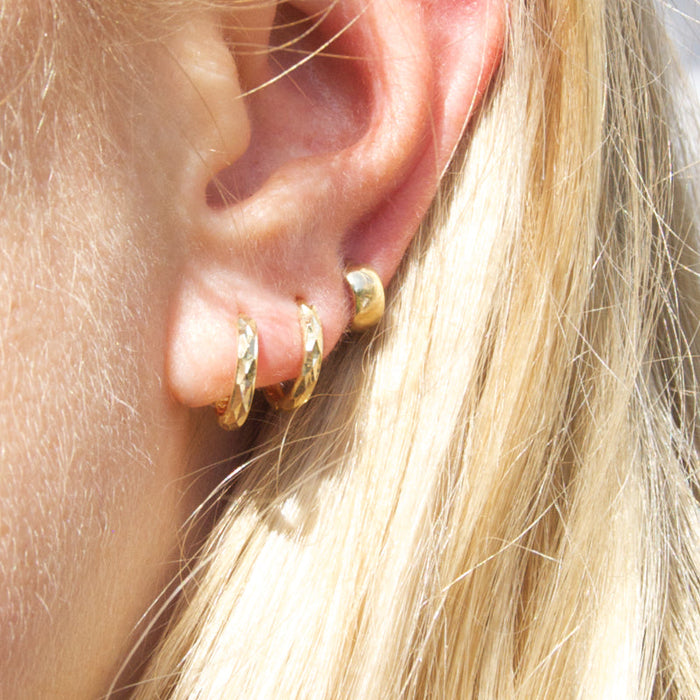 9ct Gold Hoops - seol-gold