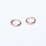9ct Solid Rose Gold Hoops - seol-gold