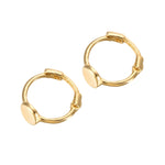 9ct gold cartilage earring - seol-gold