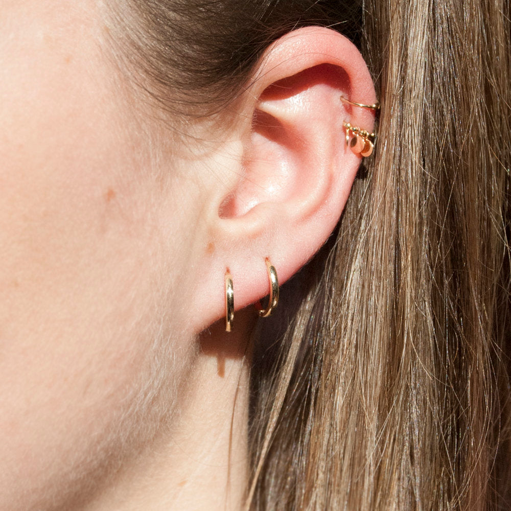 Huggie Earrings - seol-gold