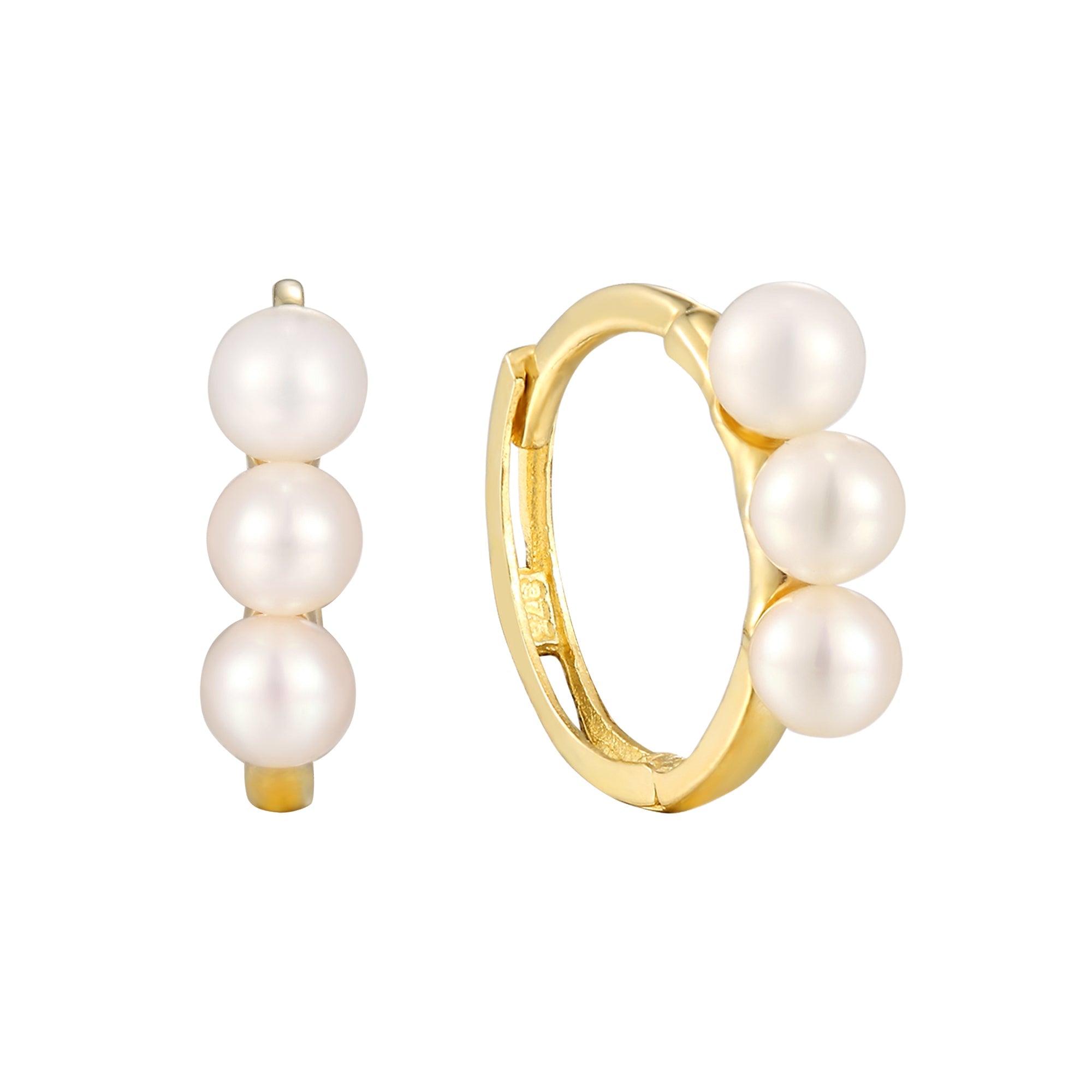 9ct gold - pearl earring - seolgold