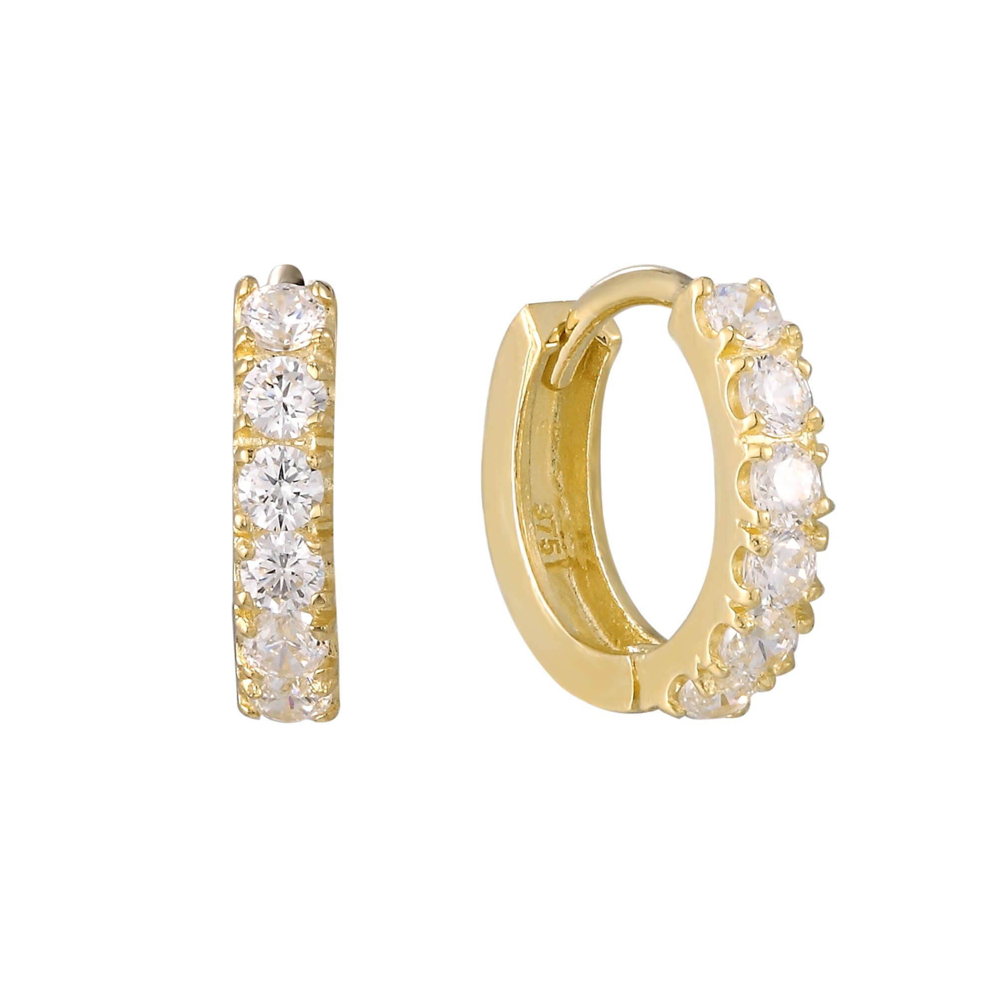 9ct Solid Gold Hoops - seol-gold