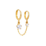 9ct Solid Gold- cartilage earring - seolgold