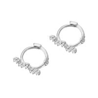 Tiny cz hoops - seolgold