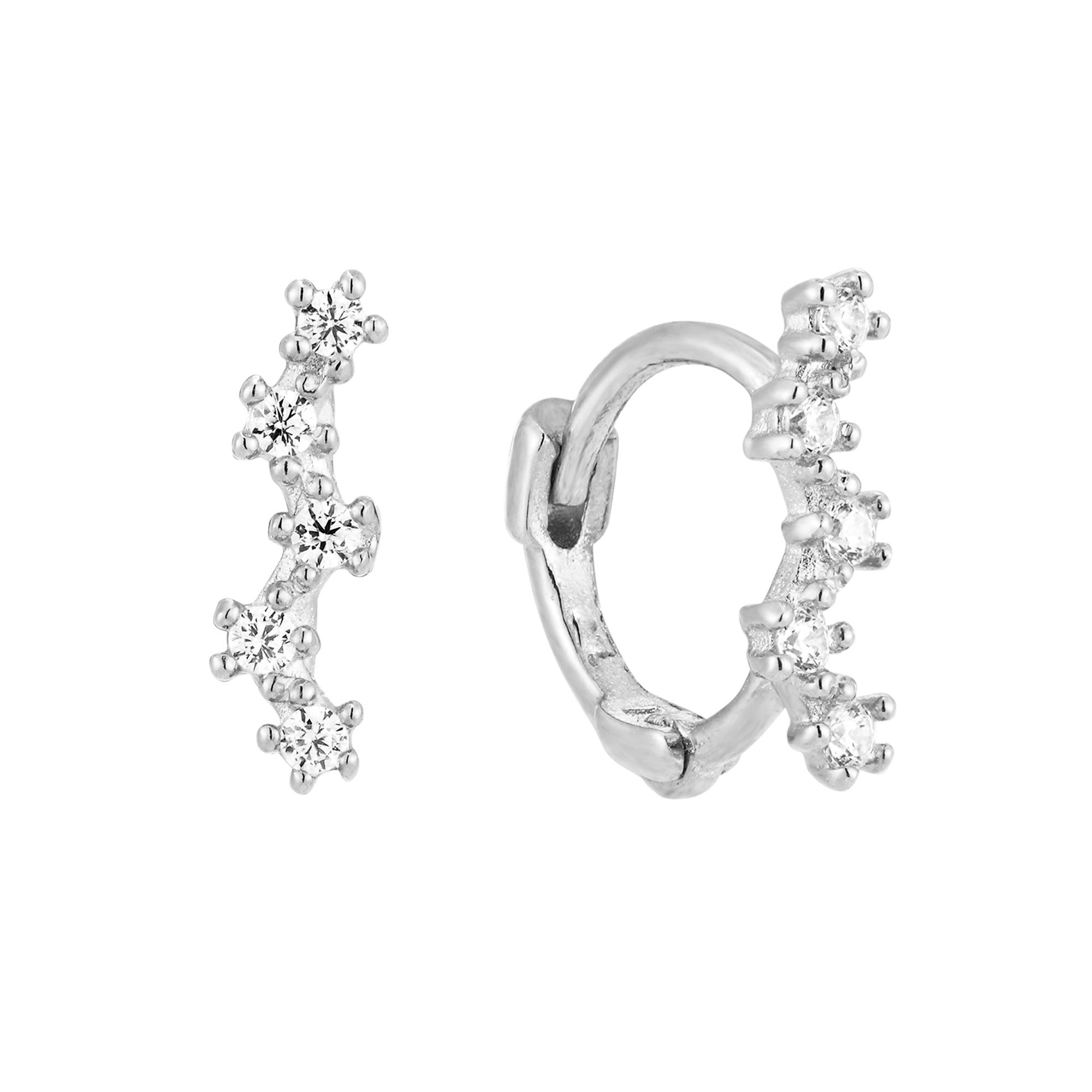 Tiny constellation hoops - seolgold