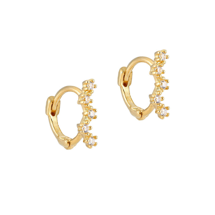 18ct Gold Vermeil Hoops - Seol Gold