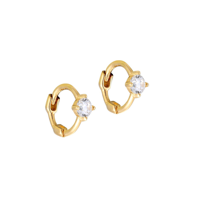 tiny gold cartilage earring - seol-gold