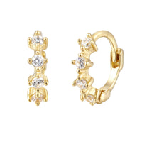 9ct gold hoops - seolgold