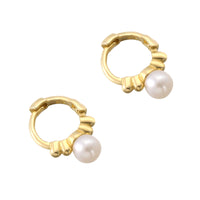 9ct Solid Gold pearl helix piercing - seolgold