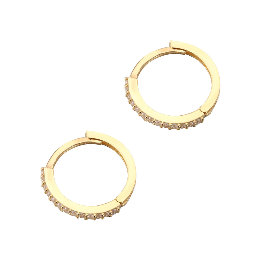 gold hoop Earrings - seol-gold
