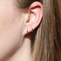 Huggie Earrings - seol-gold
