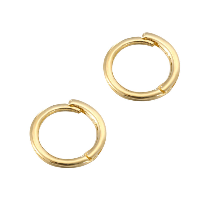 9ct Gold helix Hoop - seol-gold