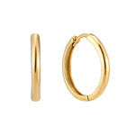 9ct gold - hoop earrings - seolgold