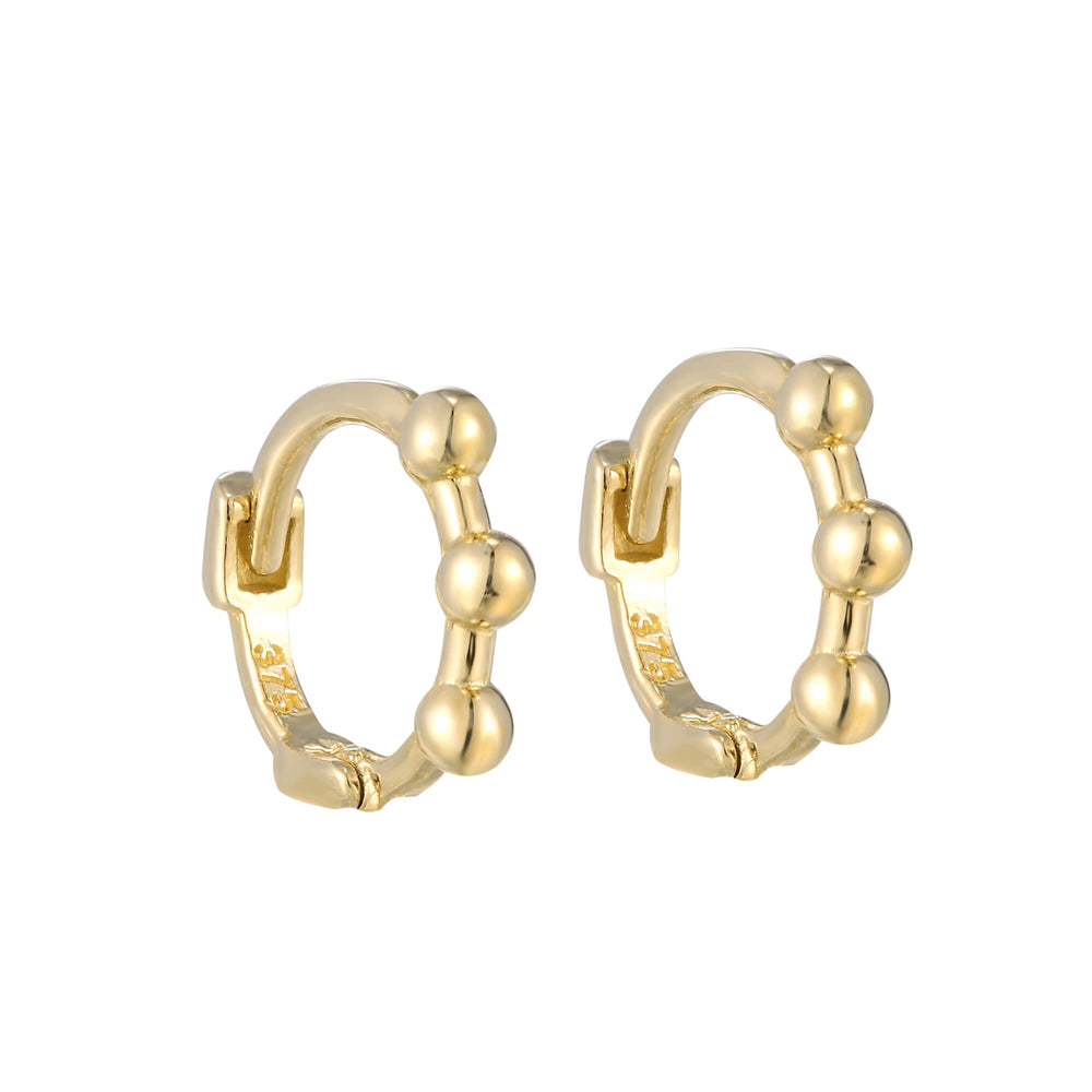 tiny gold earring - seolgold