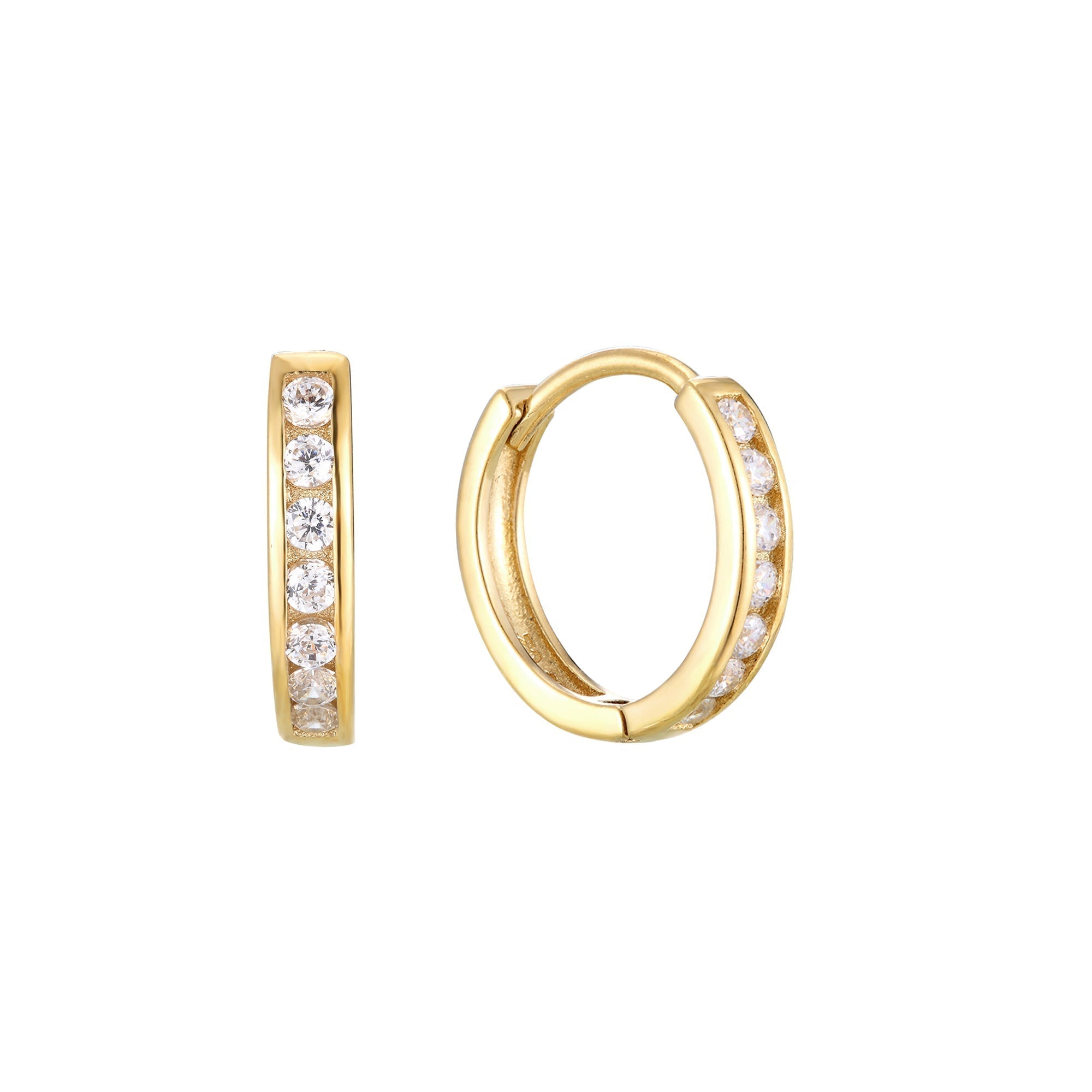 CZ Huggies - seol-gold
