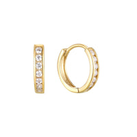 CZ Huggies - seol-gold
