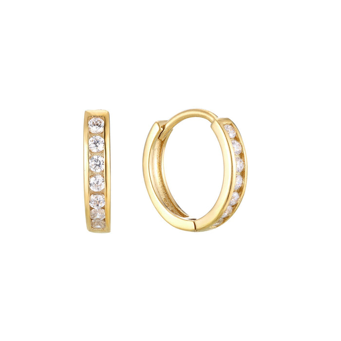 CZ Huggies - seol-gold