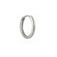 mens silver hoop - seolgold