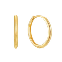 9ct Solid Gold Big Gold Hoops - seolgold