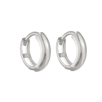 tiny silver hoop - seolgold