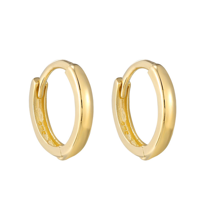 9ct Solid Gold hoop earrings - seol gold