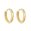 9ct Solid Gold hoop earrings - seol gold