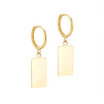 9ct Solid Gold Tiny Gold Hoops - seolgold