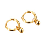 9ct Solid Gold charm hoop - seol gold